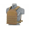 SIMPLE PLATE CARRIER WITH DUMMY SOFT ARMOR INSERTS - COYOTE [8FIELDS]